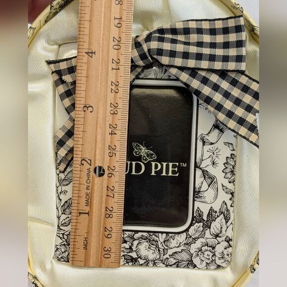 NIB - Mud Pie Toile Floral 2x3 Picture Frame - Picture 6 of 11